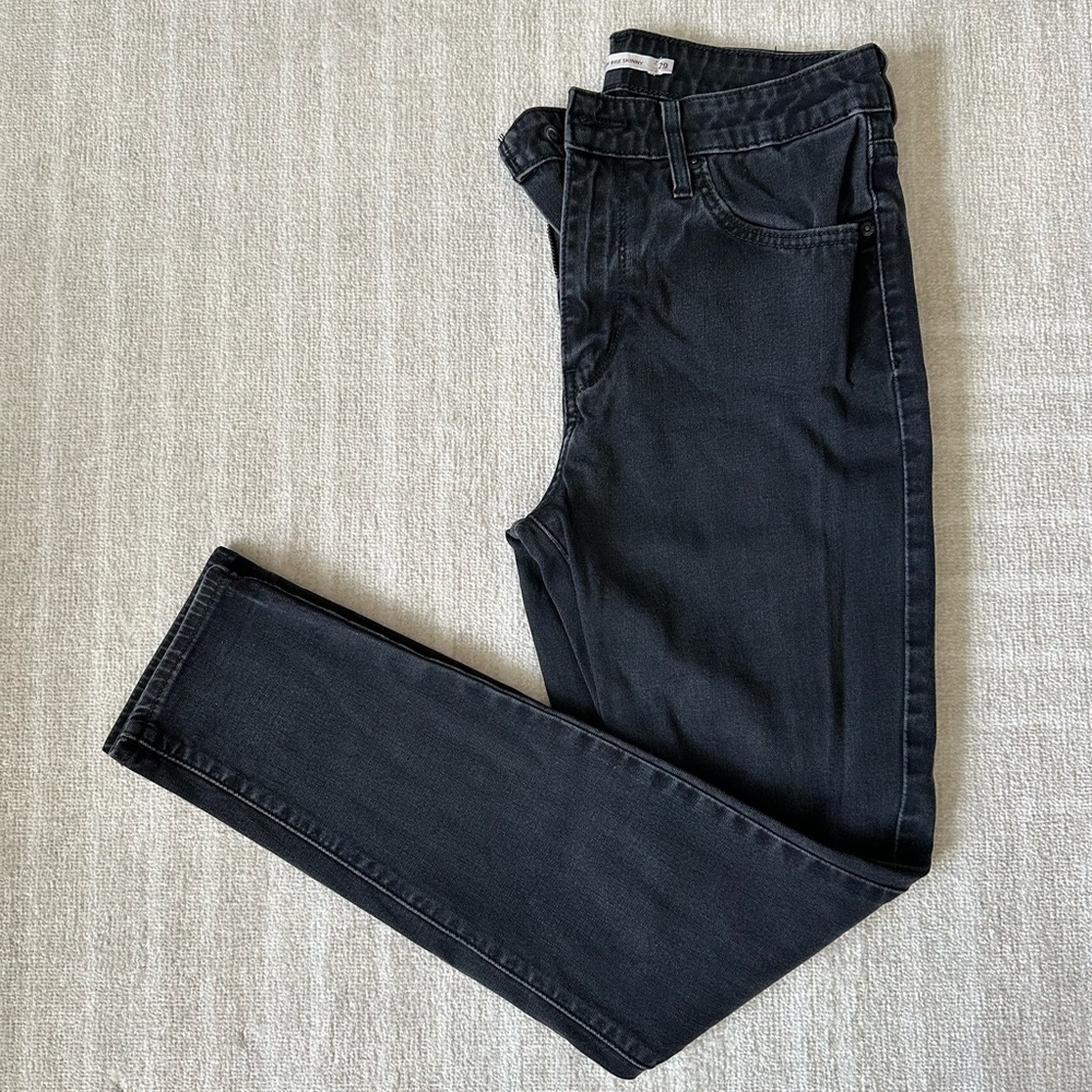 Women’s Levi’s Premium 721 High Rise Skinny Black Jeans
